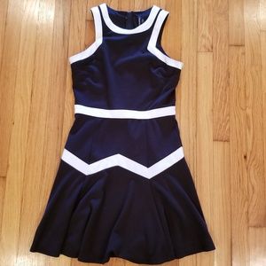 Black and white dress